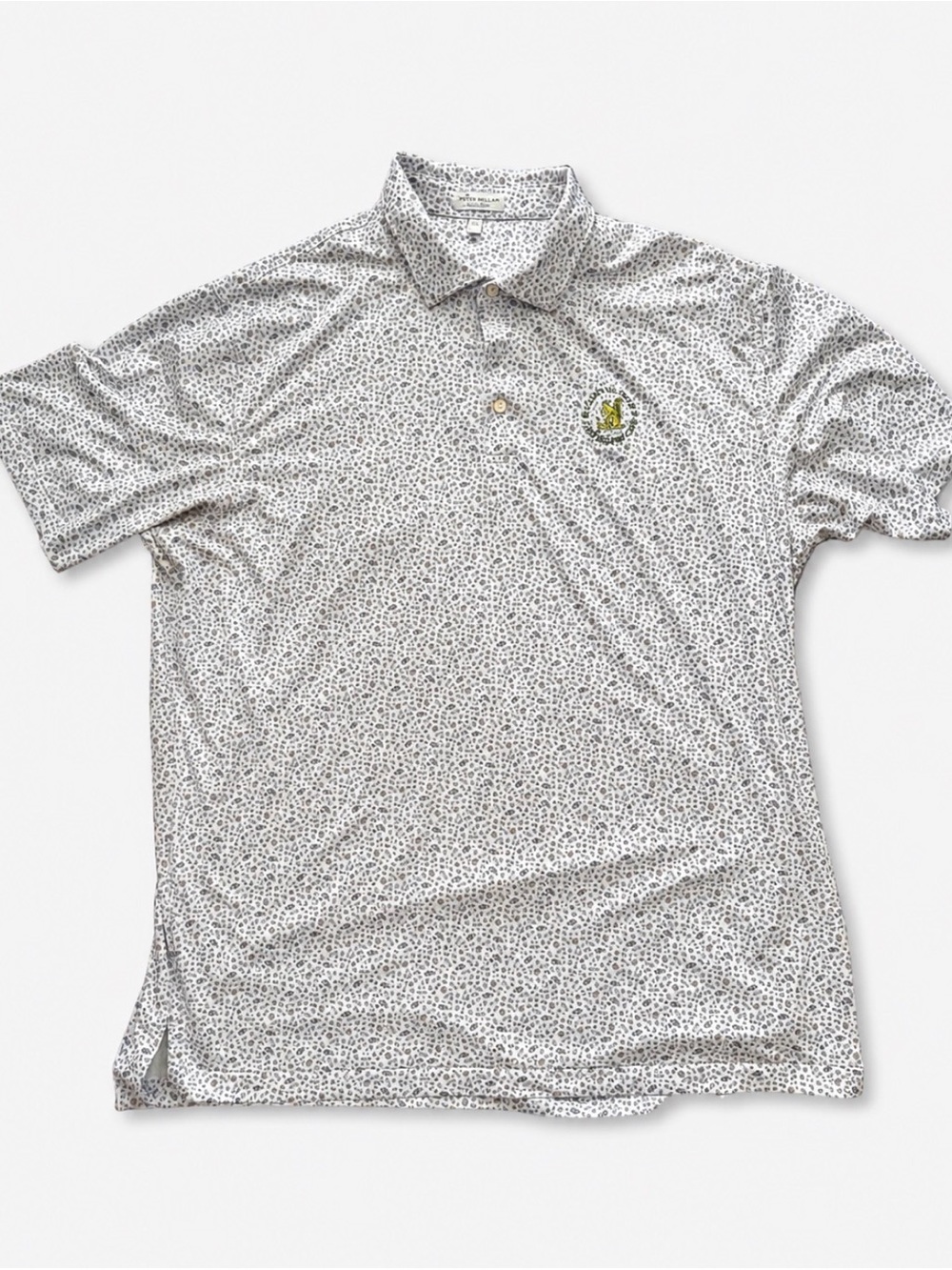 Peter Millar Summer Comfort Golf Polo XL  Micro Print